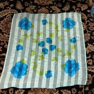 Square shades of Blue Scarf